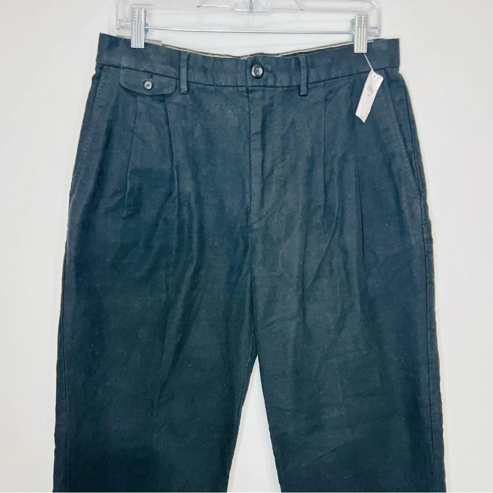 Banana Republic Black Cotton Blend Soft Chino Pants 30W 30L